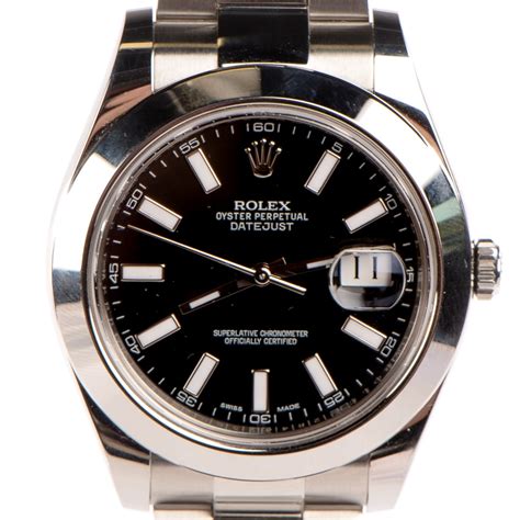 rolex oyster perpetual datejust stainless steel 41mm mens watch|rolex datejust 41 smooth bezel.